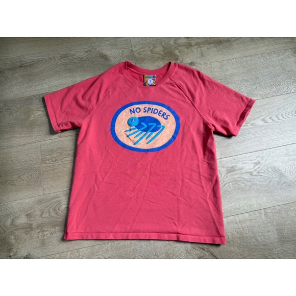 Mokuyobi Tops - EUC Mokuyobi Women's Size S "No Spiders" Sweatshirt USA Made Pullover Coral